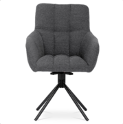 Jídelní židle šedá látka bouclé HC-531 GREY2 Autronic