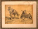 Obraz kresba tužkou - Kůň 65x52cm