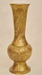 Mosazná gravírovaná váza 19cm
