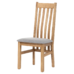 Dřevěná jídelní židle C-2100 SIL2 látka stříbrná, masiv dub