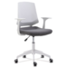 Kancelářská židle Autronic KA-R202, bílá/šedá