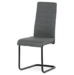 Jídelní židle šedá látka, černý kov Autronic DCL-401 GREY2