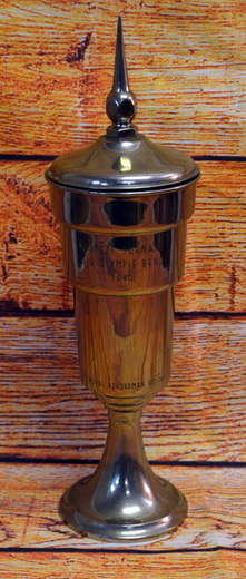 Starožitný stříbrný pohár 1940 S.K. Olympie Brno