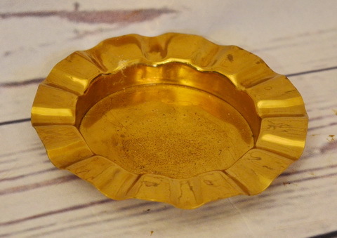 Mosazný popelník 12cm