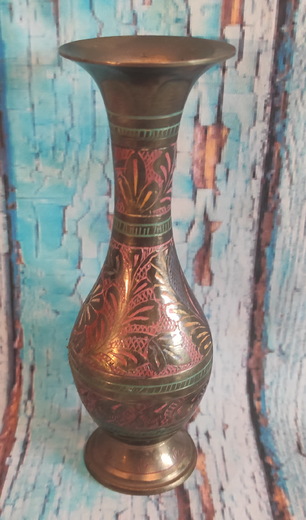 Vázička barevná 15,5cm