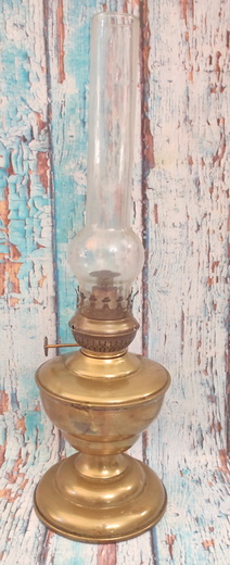 Stolní petrolejka mosazná originální