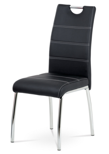 Autronic HC-484 černá ekokůže/chrom