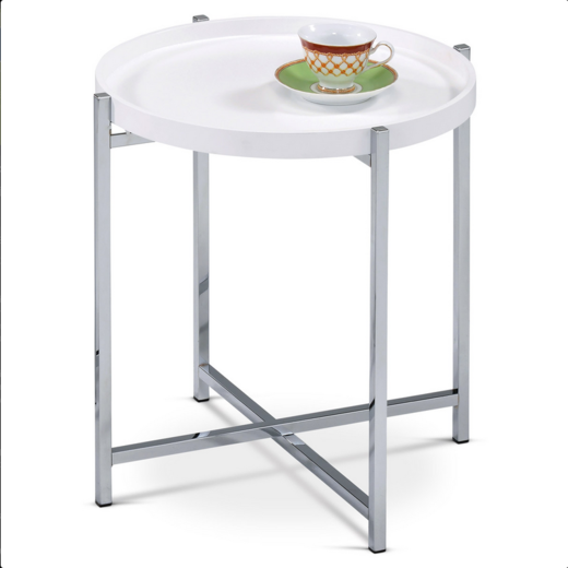 Odkládací stolek 50cm bílý Autronic 80135-12 WT