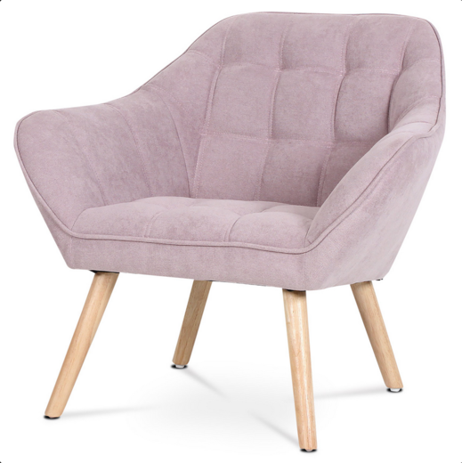 Čalouněné designové Křeslo Autronic AK-321 PINK2 růžové