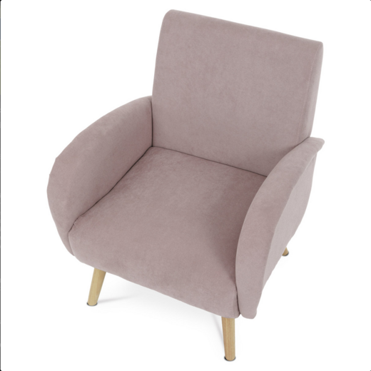Křeslo relaxační růžové Autronic AK-345 PINK2