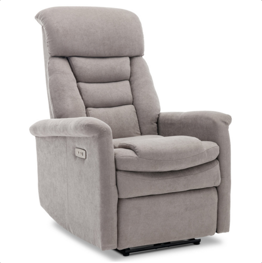 Elektrické polohovací křeslo Autronic TV-925 SIL2 stříbrné