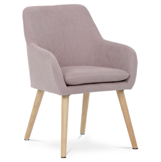 Relaxační křeslo staro růžová dřevěné Autronic AK-310 PINK2