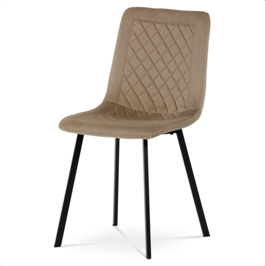 Jídelní židle světle hnědá látka Autronic DCL-973 CAP4