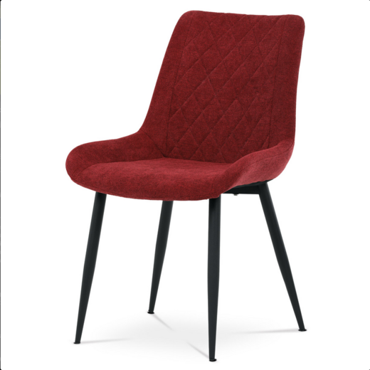 Jídelní židle designová červená Autronic DCL-218 RED2