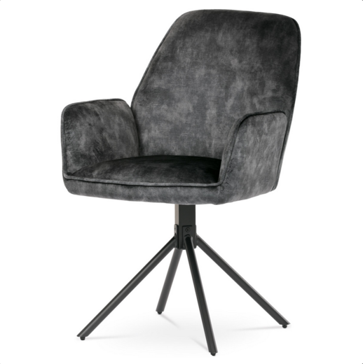 Židle jídelní a konferenční černá látka Autronic  HC-511 BK4