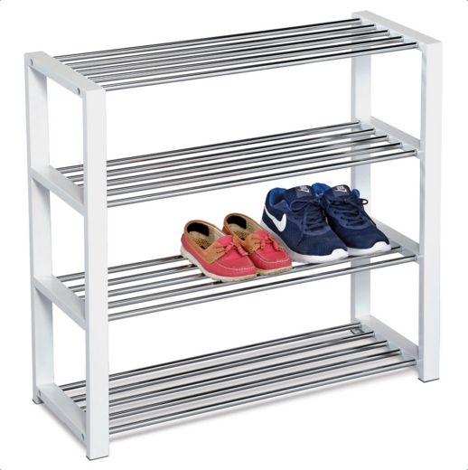 Kovový botník Autronic 83168-14 , bílý