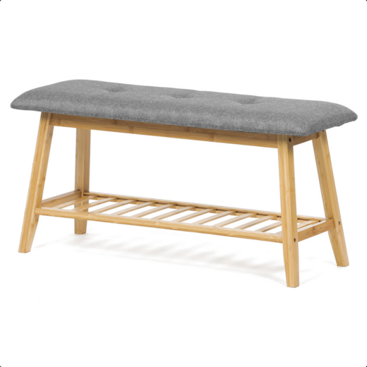 Dřevěný botník Autronic DR-N1012 GREY2 šedý