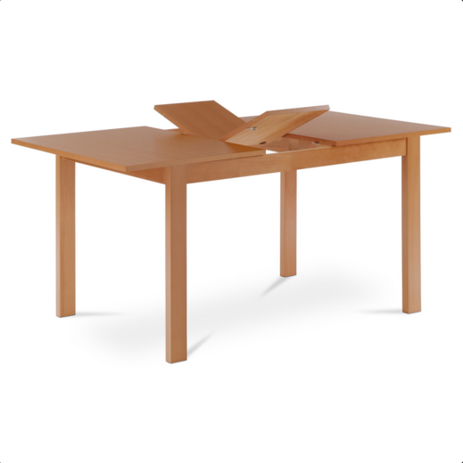 Jídelní stůl rozkládací 120-150x80 cm, Autronic BT-6778 BUK3 buk