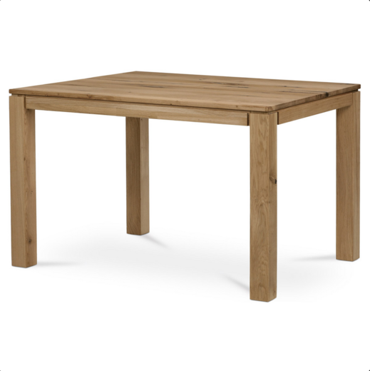 Jídelní stůl dřevěný z masivu 120x80cm, Autronic DS-F120 DUB