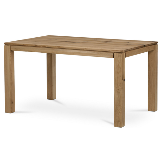Jídelní stůl dřevěný z masivu 140x80cm, Autronic DS-F140 DUB