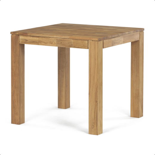 Jídelní dřevěný stůl z masivu 80x80cm, Autronic DS-H080 DUB