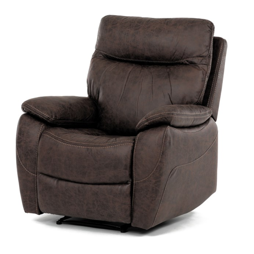 Polohovací křeslo Autronic,  TV-4092 BR3 hnědá látka vintage