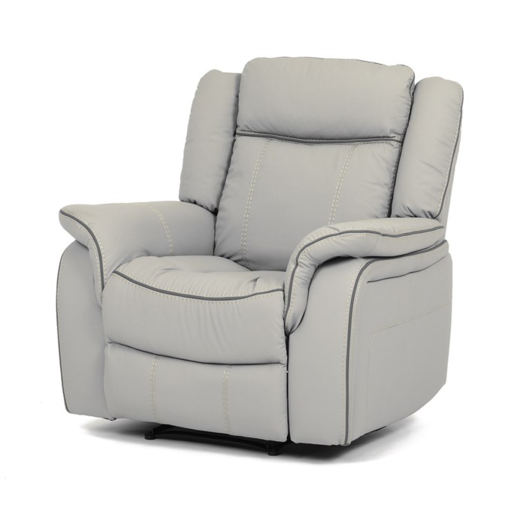 Polohovací elektrické kožené křeslo AutronicTV-4119 LAN béžové