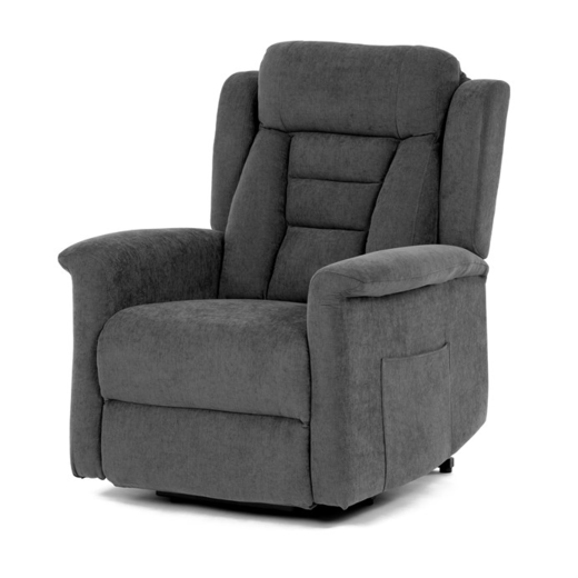 Polohovací elektrické křeslo Autronic TV-7072 GREY2 šedá látka