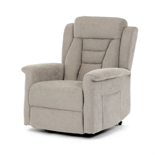 Polohovací elektrické křeslo Autronic TV-7072 LAN2 béžová látka