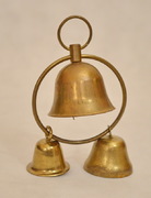 Mosazný trojzvoneček s rukojetí