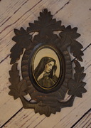Starožitný rámeček - obrázek Panna Maria