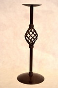 Svícen kovový hnědý 46cm