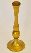 Mosazný úzký svícen 12cm