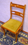 Antická dřevěná mahagon jídelní židle masiv