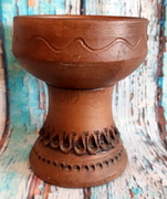 Hliněná váza 16cm