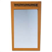Nástěnné dřevěné zrcadlo 92x56cm