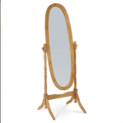 Zrcadlo stojanové dřevěné z masivu dub 20124 OAK