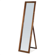 Stojací dřevěné zrcadlo z masivu OŘECH 20685 WAL 150x38cm