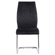Jídelní židle DCL-442 BK4 černý samet