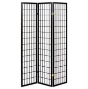 Paraván Autronic EF-805 BK 132 x 180 cm černý