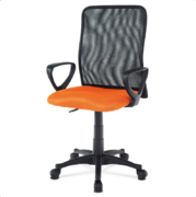 Kancelářská židle Autronic KA-B047, oranžová