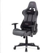 Kancelářská herní židle Autronic KA-F05, šedá/černá