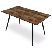 Jídelní stůl dřevěný rozkládací 140x80cm olivový HT-921 OLW