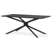 Jídelní stůl 180x90cm Autronic HT-885 GREY dřevěný, šedý mramor