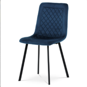 Jídelní židle modrá látka Autronic DCL-973 BLUE4
