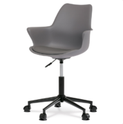 Kancelářská židle šedá KA-J772 GREY plastová Autronic