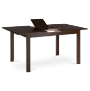 Jídelní stůl rozkládací 120-150x80cm, Autronic BT-6778 WAL ořech
